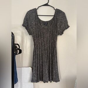 Max edition black knit dress  Max Edition charcoal gray short sleeve tunic